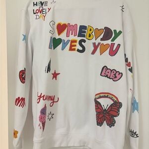 The Mayfair Group LLC “I scream color” somebody loves you sweater